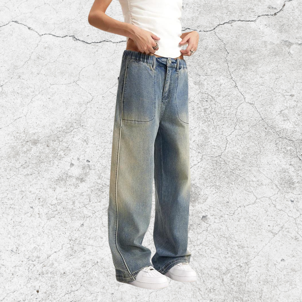 Free World® Straight Baggy Jeans American