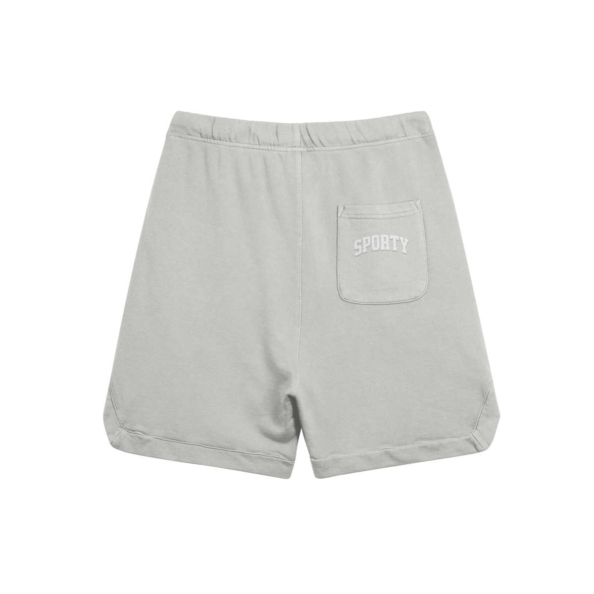 Sporty® Clipped Corner Washed Sweat Shorts